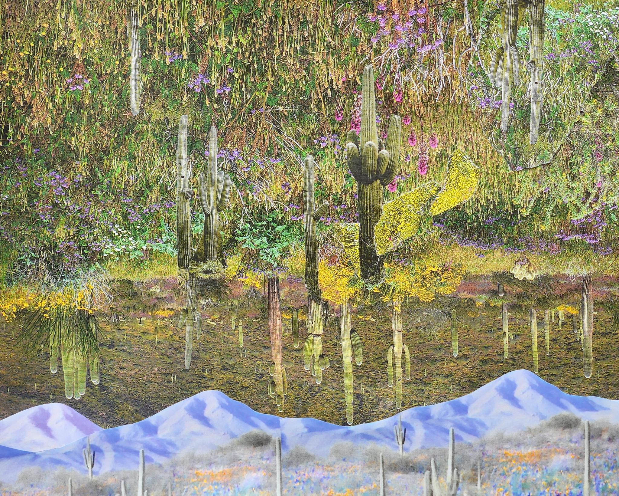 Mirage Mixed Media - acrylic, watercolor and collage